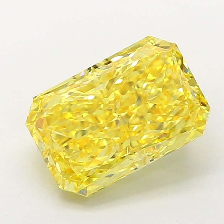 Loose Diamond - RADIANT 5.02ct Fancy Vivid Yellow VS2: Loose Diamond - RADIANT 5.02ct Fancy Vivid Yellow VS2 Source: This is a real non-mined Diamond that has been grown in a lab Shape: RADIANT Carats: 5.02 Color: Fancy Vivid Yellow Certification: IGI