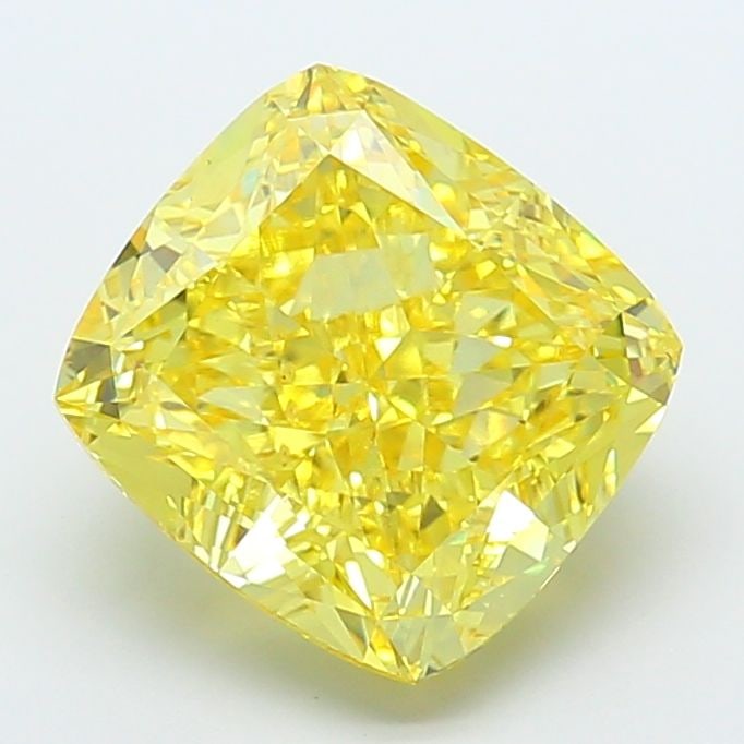 Loose Diamond - CUSHION MODIFIED 7.53ct Fancy Vivid Yellow VS2: Loose Diamond - CUSHION MODIFIED 7.53ct Fancy Vivid Yellow VS2 Source: This is a real non-mined Diamond that has been grown in a lab Shape: CUSHION MODIFIED Carats: 7.53 Color: Fancy Vivid Yellow