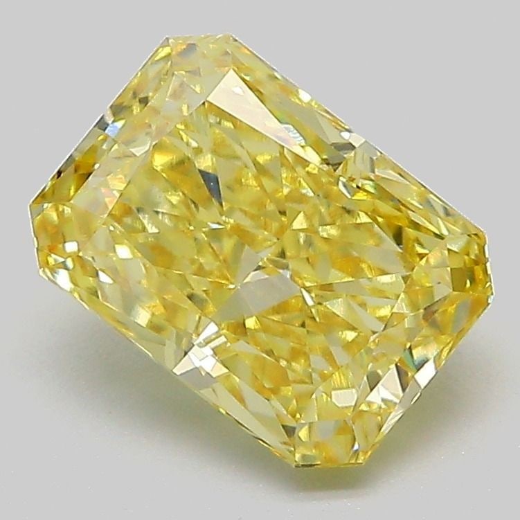 Loose Diamond - RADIANT 2.21ct Fancy Intense Yellow VVS2: Loose Diamond - RADIANT 2.21ct Fancy Intense Yellow VVS2 Source: This is a real non-mined Diamond that has been grown in a lab Shape: RADIANT Carats: 2.21 Color: Fancy Intense Yellow Certification: IG