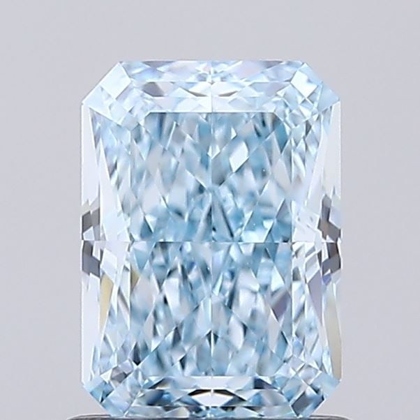 Loose Diamond - RADIANT 1.07ct Fancy Vivid Blue VS1: Loose Diamond - RADIANT 1.07ct Fancy Vivid Blue VS1 Source: This is a real non-mined Diamond that has been grown in a lab Shape: RADIANT Carats: 1.07 Color: Fancy Vivid Blue Certification: IGI Video: