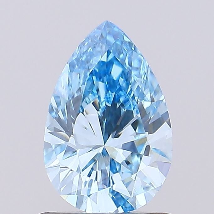 Loose Diamond - PEAR 0.92ct Fancy Vivid Blue VS1: Loose Diamond - PEAR 0.92ct Fancy Vivid Blue VS1 Source: This is a real non-mined Diamond that has been grown in a lab Shape: PEAR Carats: 0.92 Color: Fancy Vivid Blue Certification: IGI Video: