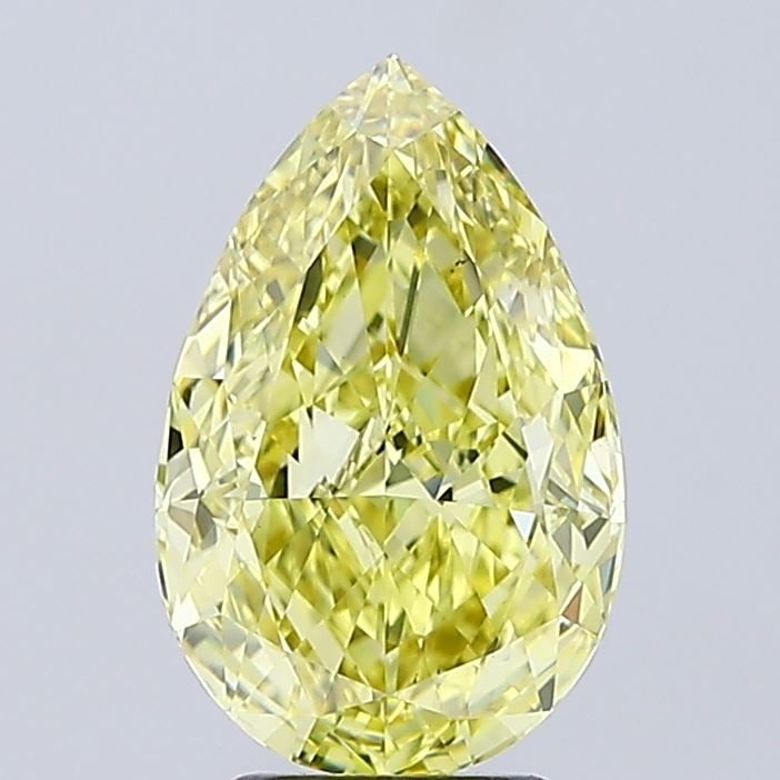 Loose Diamond - PEAR 4.1ct Fancy Intense Yellow VS1: Loose Diamond - PEAR 4.1ct Fancy Intense Yellow VS1 Source: This is a real non-mined Diamond that has been grown in a lab Shape: PEAR Carats: 4.1 Color: Fancy Intense Yellow Certification: IGI Video: