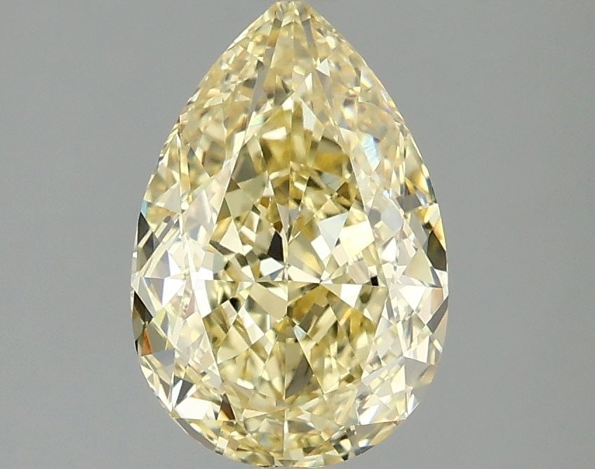 Loose Diamond - PEAR 2.1ct Fancy Intense Yellow VS1: Loose Diamond - PEAR 2.1ct Fancy Intense Yellow VS1 Source: This is a real non-mined Diamond that has been grown in a lab Shape: PEAR Carats: 2.1 Color: Fancy Intense Yellow Certification: IGI Video:
