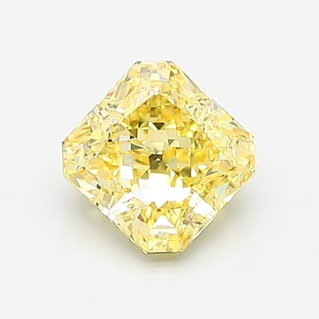 Loose Diamond - SQUARE RADIANT 1.01ct Fancy Intense Yellow VS2: Loose Diamond - SQUARE RADIANT 1.01ct Fancy Intense Yellow VS2 Source: This is a real non-mined Diamond that has been grown in a lab Shape: SQUARE RADIANT Carats: 1.01 Color: Fancy Intense Yellow Cert