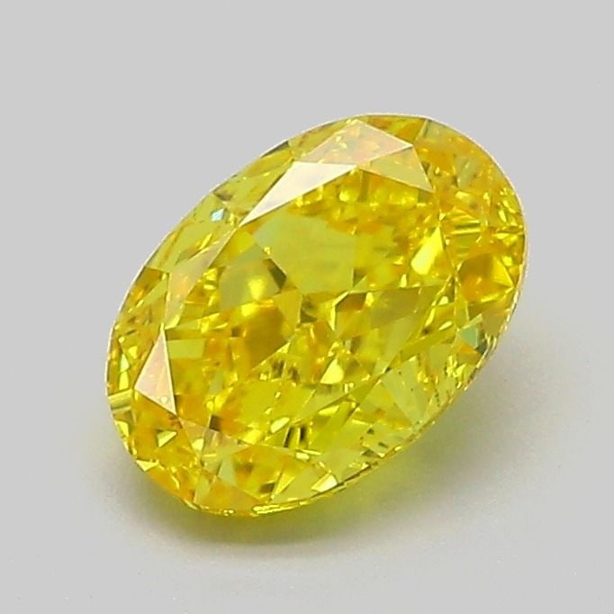 Loose Diamond - OVAL 1.1ct Fancy Vivid Yellow VS1: Loose Diamond - OVAL 1.1ct Fancy Vivid Yellow VS1 Source: This is a real non-mined Diamond that has been grown in a lab Shape: OVAL Carats: 1.1 Color: Fancy Vivid Yellow Certification: IGI Video:
