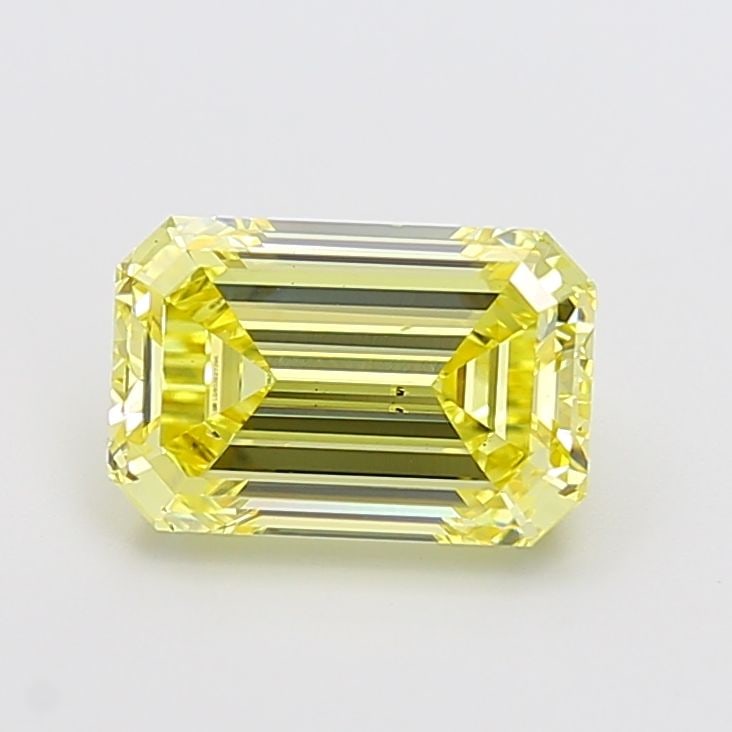 Loose Diamond - EMERALD 3.01ct Fancy Intense Yellow VS2: Loose Diamond - EMERALD 3.01ct Fancy Intense Yellow VS2 Source: This is a real non-mined Diamond that has been grown in a lab Shape: EMERALD Carats: 3.01 Color: Fancy Intense Yellow Certification: IGI