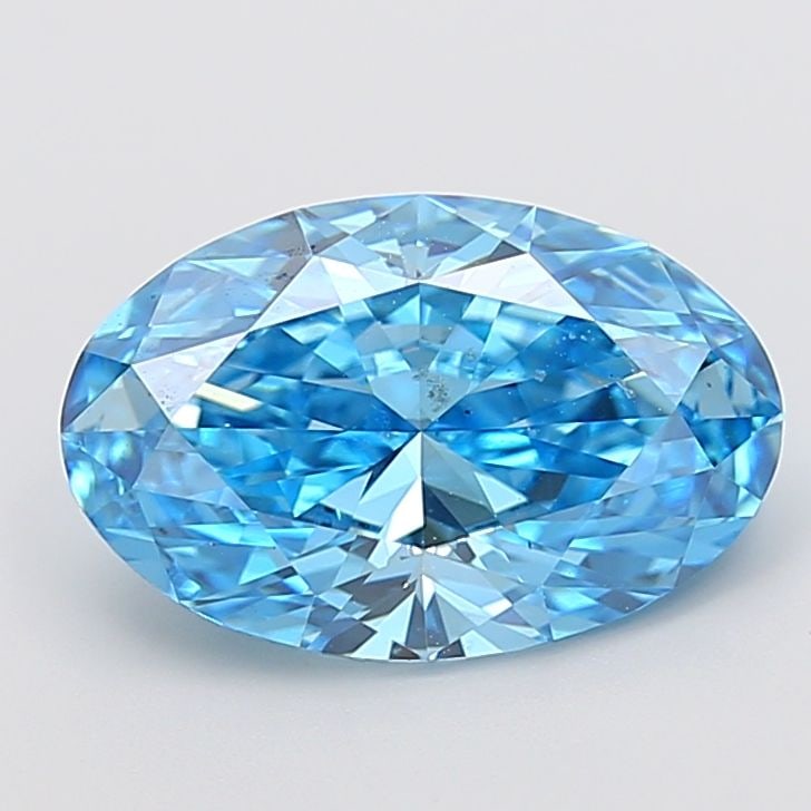 Loose Diamond - OVAL 4.06ct Fancy Vivid Blue VS1: Loose Diamond - OVAL 4.06ct Fancy Vivid Blue VS1 Source: This is a real non-mined Diamond that has been grown in a lab Shape: OVAL Carats: 4.06 Color: Fancy Vivid Blue Certification: IGI Video: Video