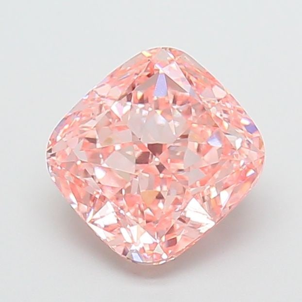 Loose Diamond - CUSHION MODIFIED 3.01ct Fancy Vivid Pink VVS2: Loose Diamond - CUSHION MODIFIED 3.01ct Fancy Vivid Pink VVS2 Source: This is a real non-mined Diamond that has been grown in a lab Shape: CUSHION MODIFIED Carats: 3.01 Color: Fancy Vivid Pink Certifi
