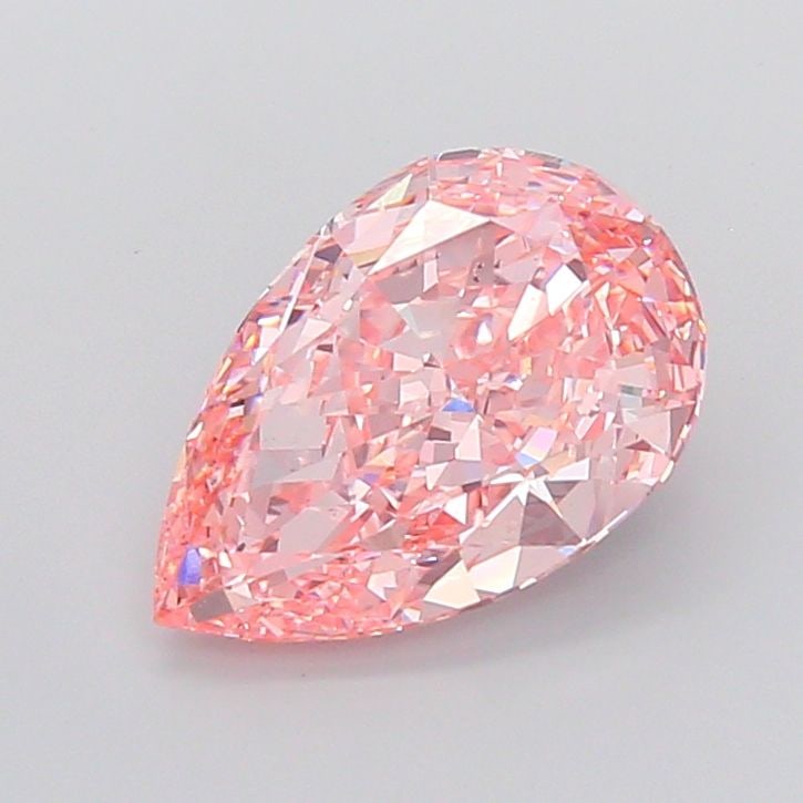 Loose Diamond - PEAR 8.03ct Fancy Vivid Pink VS2: Loose Diamond - PEAR 8.03ct Fancy Vivid Pink VS2 Source: This is a real non-mined Diamond that has been grown in a lab Shape: PEAR Carats: 8.03 Color: Fancy Vivid Pink Certification: IGI Video: