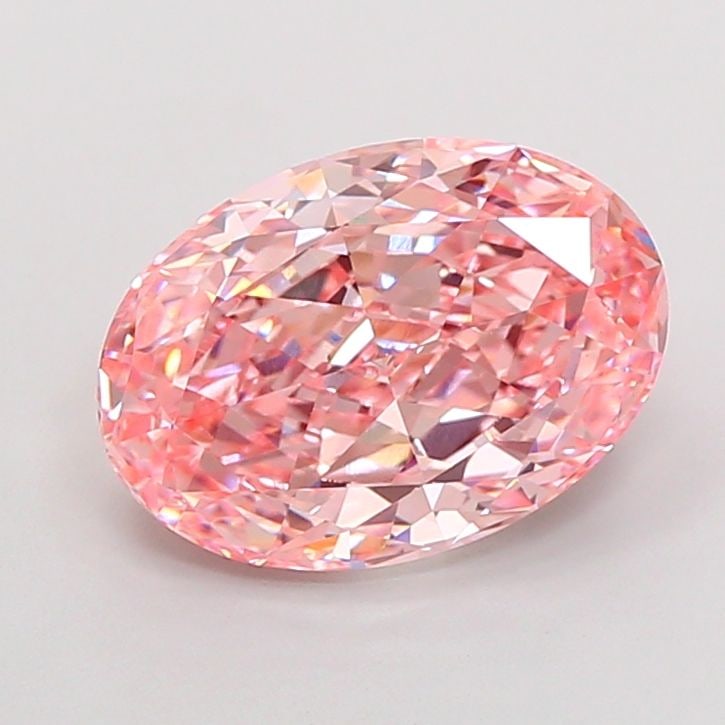 Loose Diamond - OVAL 3.65ct Fancy Vivid Pink VVS2: Loose Diamond - OVAL 3.65ct Fancy Vivid Pink VVS2 Source: This is a real non-mined Diamond that has been grown in a lab Shape: OVAL Carats: 3.65 Color: Fancy Vivid Pink Certification: IGI Video: