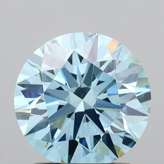 Ideal Loose Diamond - ROUND 1.52ct Fancy Vivid Blue VVS2: Ideal Loose Diamond - ROUND 1.52ct Fancy Vivid Blue VVS2 Source: This is a real non-mined Diamond that has been grown in a lab Shape: ROUND Carats: 1.52 Color: Fancy Vivid Blue Certification: IGI Vide