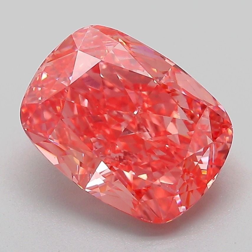 Loose Diamond - CUSHION MODIFIED 3.18ct Fancy Vivid Pink VVS2: Loose Diamond - CUSHION MODIFIED 3.18ct Fancy Vivid Pink VVS2 Source: This is a real non-mined Diamond that has been grown in a lab Shape: CUSHION MODIFIED Carats: 3.18 Color: Fancy Vivid Pink Certifi