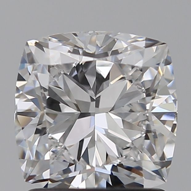 Loose Diamond - CUSHION MODIFIED 1.51ct E VVS2: Loose Diamond - CUSHION MODIFIED 1.51ct E VVS2 Source: This is a real non-mined Diamond that has been grown in a lab Shape: CUSHION MODIFIED Carats: 1.51 Color: E Clarity: VVS2 Certification: IGI Vide