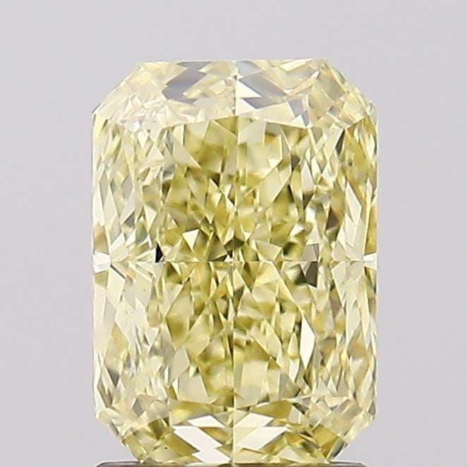 Loose Diamond - RADIANT 2.04ct Fancy Yellow VS1: Loose Diamond - RADIANT 2.04ct Fancy Yellow VS1 Source: This is a real non-mined Diamond that has been grown in a lab Shape: RADIANT Carats: 2.04 Color: Fancy Yellow Certification: IGI Video: