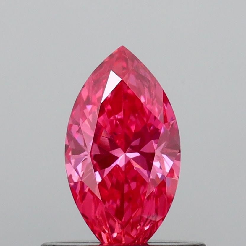 Loose Diamond - MARQUISE 0.49ct Fancy Vivid Pink VS2: Loose Diamond - MARQUISE 0.49ct Fancy Vivid Pink VS2 Source: This is a real non-mined Diamond that has been grown in a lab Shape: MARQUISE Carats: 0.49 Color: Fancy Vivid Pink Certification: IGI Video