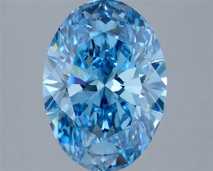 Loose Diamond - OVAL 3.22ct Fancy Vivid Blue VVS2 (1 of 1)