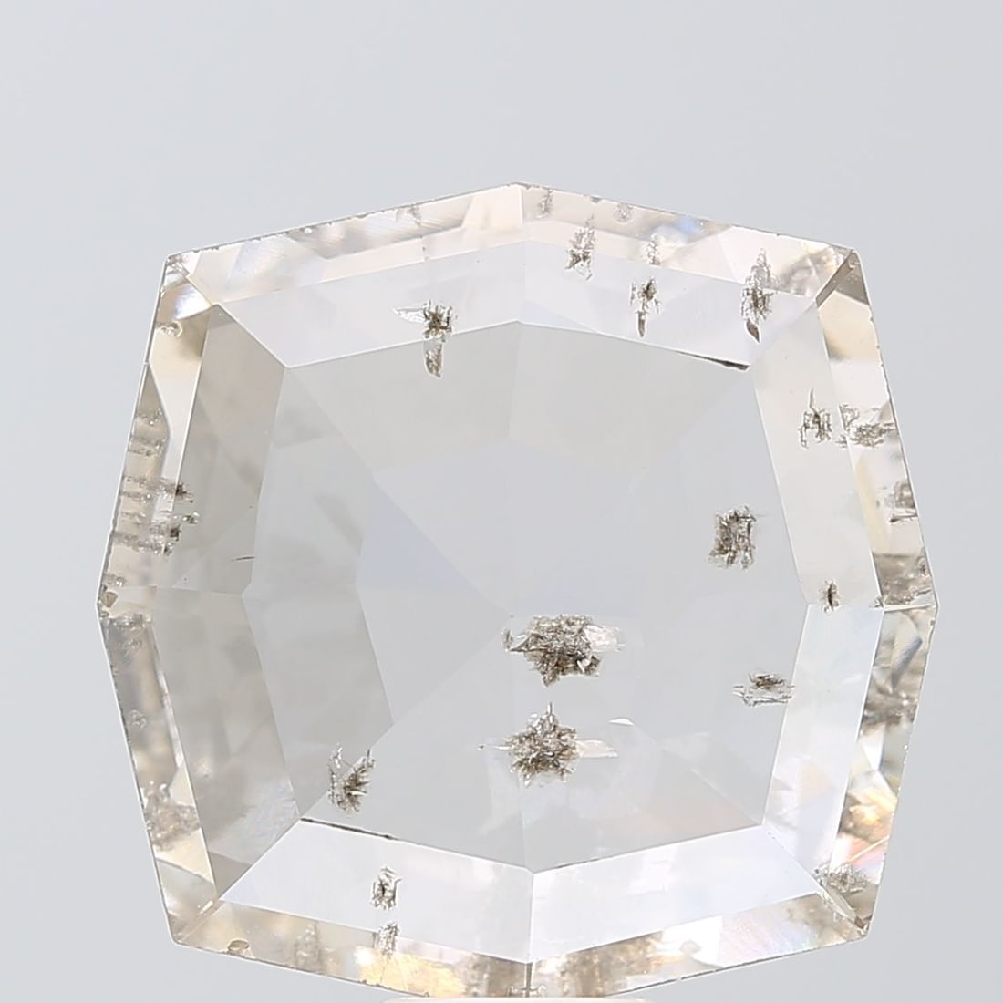Loose Diamond - OTHER 7.17ct Salt and Pepper I1: Loose Diamond - OTHER 7.17ct Salt and Pepper I1 Source: This is a real non-mined Diamond that has been grown in a lab Shape: OTHER Carats: 7.17 Color: Salt and Pepper Certification: NONE Video: Video