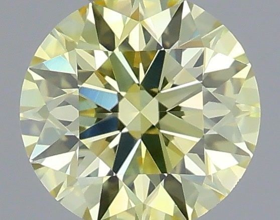 Ideal Loose Diamond - ROUND 0.36ct Fancy Light Yellow VVS1: Ideal Loose Diamond - ROUND 0.36ct Fancy Light Yellow VVS1 Source: This is a real non-mined Diamond that has been grown in a lab Shape: ROUND Carats: 0.36 Color: Fancy Light Yellow Certification: IGI 