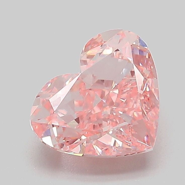 Loose Diamond - HEART 1.99ct Fancy Vivid Pink VVS2: Loose Diamond - HEART 1.99ct Fancy Vivid Pink VVS2 Source: This is a real non-mined Diamond that has been grown in a lab Shape: HEART Carats: 1.99 Color: Fancy Vivid Pink Certification: IGI Video: