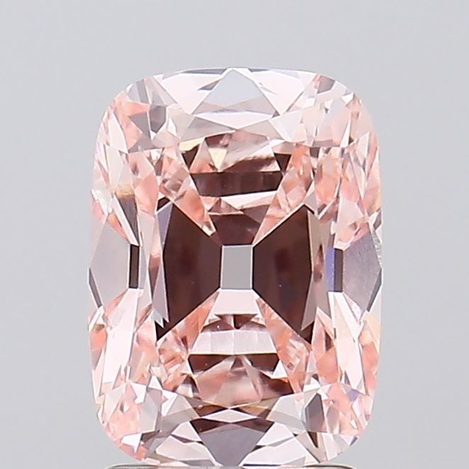 Loose Diamond - CUSHION BRILLIANT 2.13ct Fancy Intense Pink VVS2: Loose Diamond - CUSHION BRILLIANT 2.13ct Fancy Intense Pink VVS2 Source: This is a real non-mined Diamond that has been grown in a lab Shape: CUSHION BRILLIANT Carats: 2.13 Color: Fancy Intense Pink C
