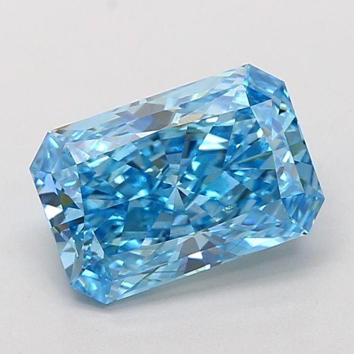 Loose Diamond - RADIANT 4.07ct Fancy Vivid Blue VS2: Loose Diamond - RADIANT 4.07ct Fancy Vivid Blue VS2 Source: This is a real non-mined Diamond that has been grown in a lab Shape: RADIANT Carats: 4.07 Color: Fancy Vivid Blue Certification: IGI Video: