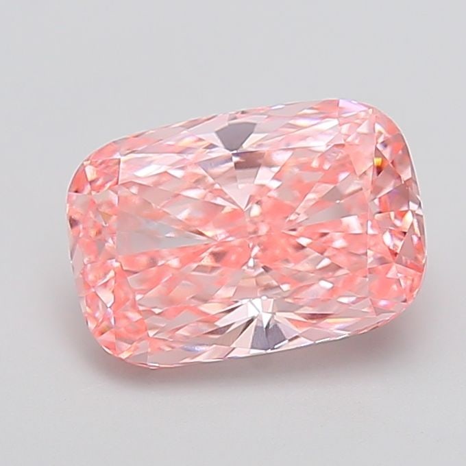 Loose Diamond - CUSHION MODIFIED 3.4ct Fancy Vivid Pink VVS1: Loose Diamond - CUSHION MODIFIED 3.4ct Fancy Vivid Pink VVS1 Source: This is a real non-mined Diamond that has been grown in a lab Shape: CUSHION MODIFIED Carats: 3.4 Color: Fancy Vivid Pink Certifica