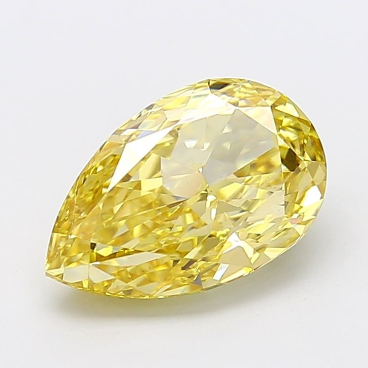 Loose Diamond - PEAR 4.1ct Fancy Intense Yellow VS1: Loose Diamond - PEAR 4.1ct Fancy Intense Yellow VS1 Source: This is a real non-mined Diamond that has been grown in a lab Shape: PEAR Carats: 4.1 Color: Fancy Intense Yellow Certification: IGI Video: