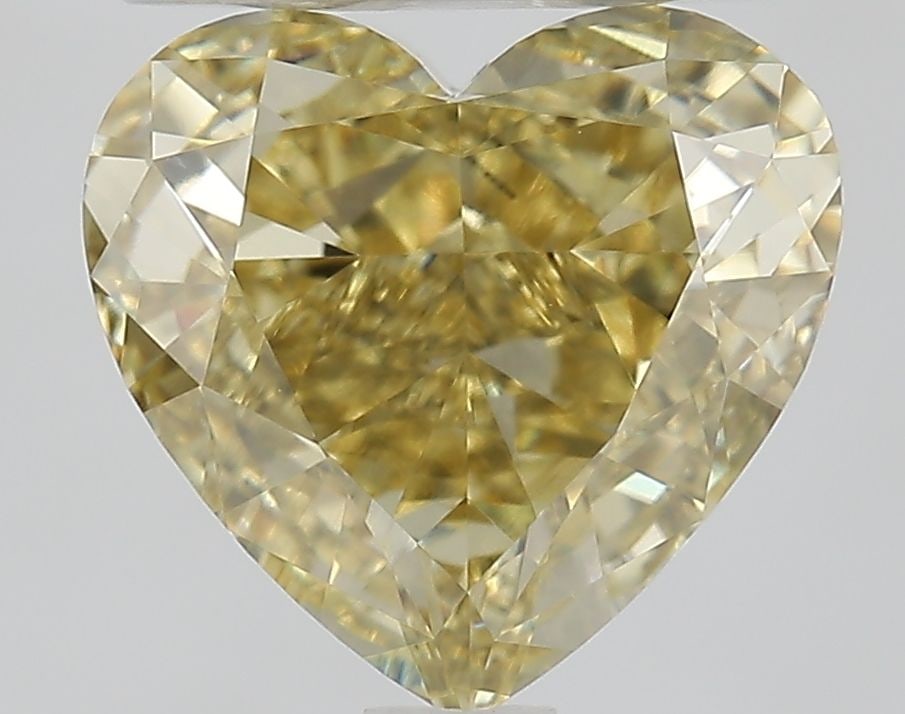 Loose Diamond - HEART 2.5ct Fancy Intense Yellow VVS2: Loose Diamond - HEART 2.5ct Fancy Intense Yellow VVS2 Source: This is a real non-mined Diamond that has been grown in a lab Shape: HEART Carats: 2.5 Color: Fancy Intense Yellow Certification: IGI Vide