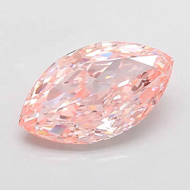 Loose Diamond - MARQUISE 5.1ct Fancy Vivid Pink VS1: Loose Diamond - MARQUISE 5.1ct Fancy Vivid Pink VS1 Source: This is a real non-mined Diamond that has been grown in a lab Shape: MARQUISE Carats: 5.1 Color: Fancy Vivid Pink Certification: IGI Video: