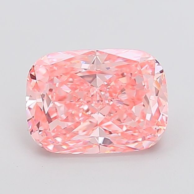 Loose Diamond - CUSHION MODIFIED 2.51ct Fancy Vivid Pink VVS2: Loose Diamond - CUSHION MODIFIED 2.51ct Fancy Vivid Pink VVS2 Source: This is a real non-mined Diamond that has been grown in a lab Shape: CUSHION MODIFIED Carats: 2.51 Color: Fancy Vivid Pink Certifi