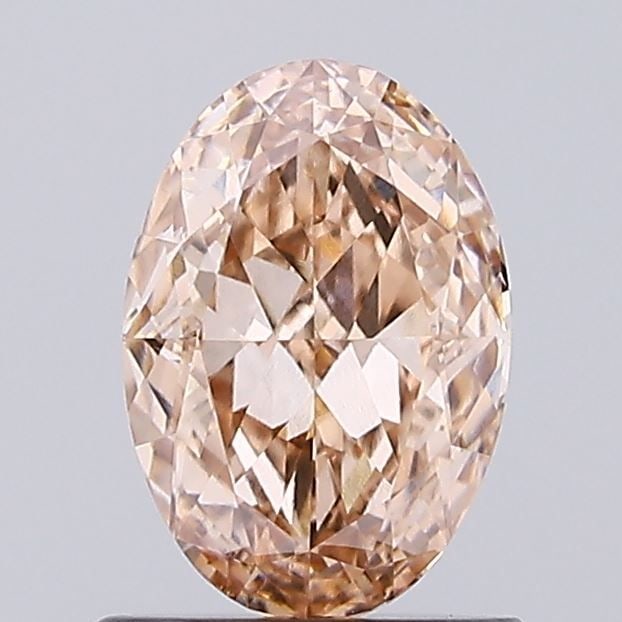 Loose Diamond - OVAL 1.09ct Fancy Light Brown VVS2: Loose Diamond - OVAL 1.09ct Fancy Light Brown VVS2 Source: This is a real non-mined Diamond that has been grown in a lab Shape: OVAL Carats: 1.09 Color: Fancy Light Brown Certification: IGI Video: