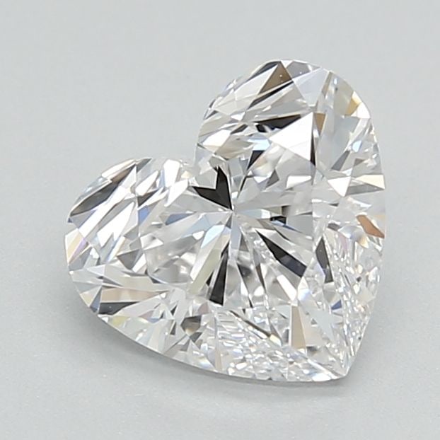 Loose Diamond - HEART 1.23ct D VVS2: Loose Diamond - HEART 1.23ct D VVS2 Source: This is a real non-mined Diamond that has been grown in a lab Shape: HEART Carats: 1.23 Color: D Clarity: VVS2 Certification: IGI Video: