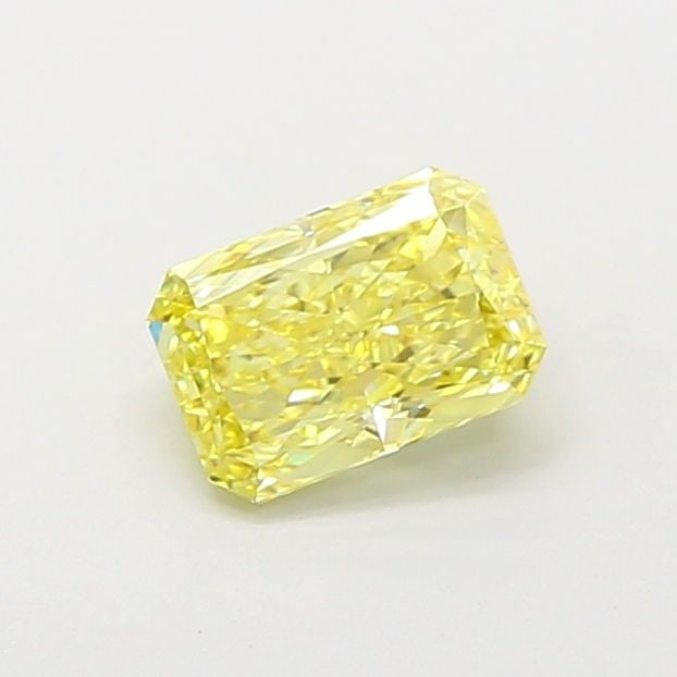 Loose Diamond - RADIANT 0.9ct Fancy Intense Yellow VVS2: Loose Diamond - RADIANT 0.9ct Fancy Intense Yellow VVS2 Source: This is a real non-mined Diamond that has been grown in a lab Shape: RADIANT Carats: 0.9 Color: Fancy Intense Yellow Certification: IGI 