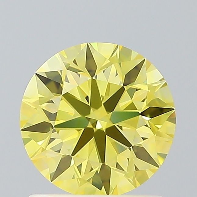 Loose Diamond - ROUND 1.01ct Fancy Vivid Yellow IF: Loose Diamond - ROUND 1.01ct Fancy Vivid Yellow IF Source: This is a real non-mined Diamond that has been grown in a lab Shape: ROUND Carats: 1.01 Color: Fancy Vivid Yellow Certification: IGI Video:
