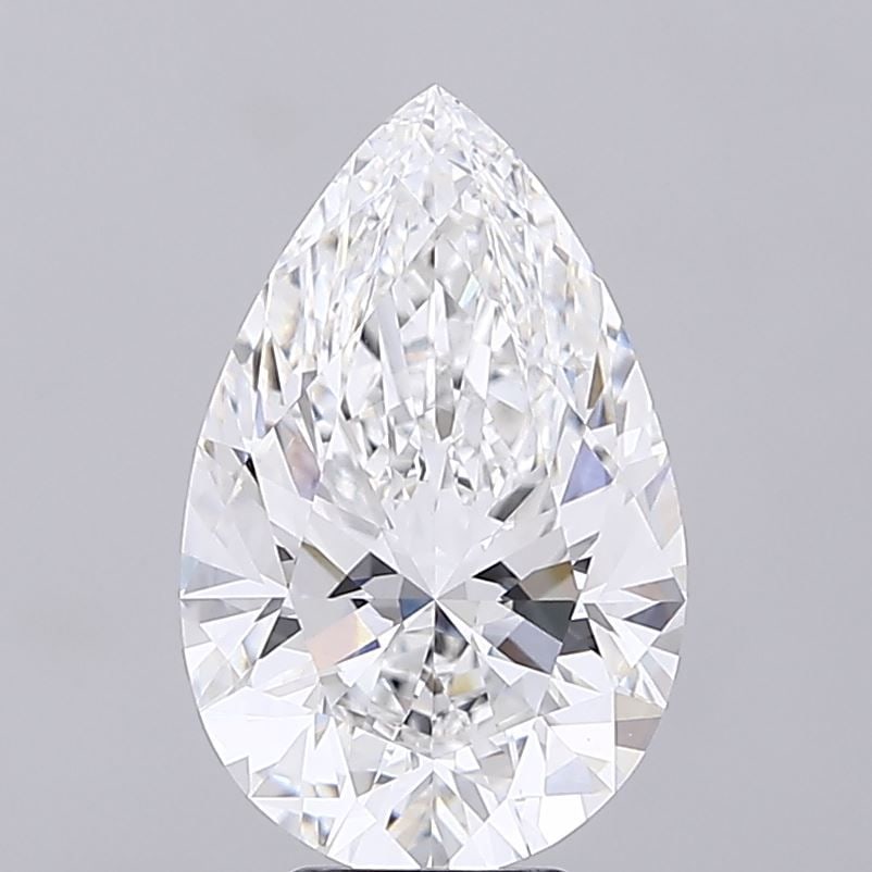 Loose Diamond - PEAR 6.58ct E VVS2: Loose Diamond - PEAR 6.58ct E VVS2 Source: This is a real non-mined Diamond that has been grown in a lab Shape: PEAR Carats: 6.58 Color: E Clarity: VVS2 Certification: IGI Video: