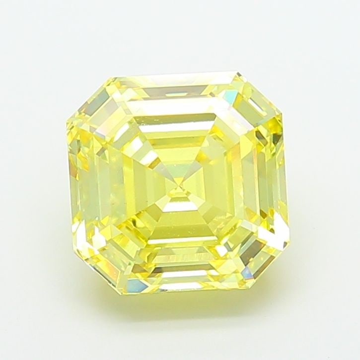 Loose Diamond - ASSCHER 6.67ct Fancy Intense Yellow VS1: Loose Diamond - ASSCHER 6.67ct Fancy Intense Yellow VS1 Source: This is a real non-mined Diamond that has been grown in a lab Shape: ASSCHER Carats: 6.67 Color: Fancy Intense Yellow Certification: IGI