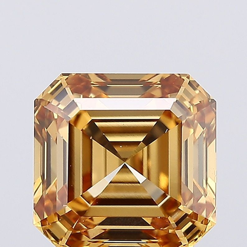 Loose Diamond - ASSCHER 2.65ct Fancy Brown VS1: Loose Diamond - ASSCHER 2.65ct Fancy Brown VS1 Source: This is a real non-mined Diamond that has been grown in a lab Shape: ASSCHER Carats: 2.65 Color: Fancy Brown Certification: NONE Video: