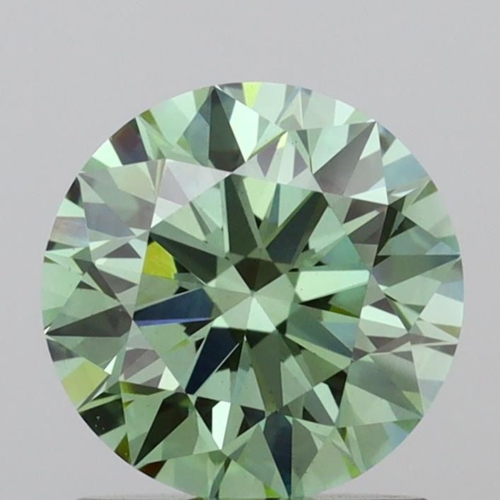 Ideal Loose Diamond - ROUND 1.29ct Fancy Vivid Green VS1: Ideal Loose Diamond - ROUND 1.29ct Fancy Vivid Green VS1 Source: This is a real non-mined Diamond that has been grown in a lab Shape: ROUND Carats: 1.29 Color: Fancy Vivid Green Certification: IGI