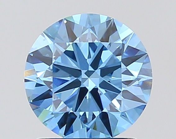 Ideal Loose Diamond - ROUND 1.3ct Fancy Vivid Blue VS1: Ideal Loose Diamond - ROUND 1.3ct Fancy Vivid Blue VS1 Source: This is a real non-mined Diamond that has been grown in a lab Shape: ROUND Carats: 1.3 Color: Fancy Vivid Blue Certification: IGI Video: