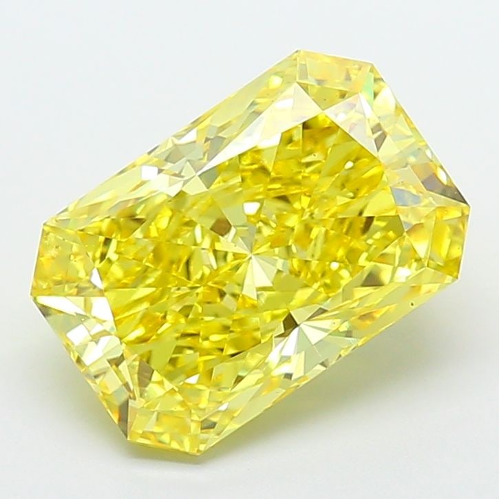 Loose Diamond - RADIANT 6.56ct Fancy Vivid Yellow VS1: Loose Diamond - RADIANT 6.56ct Fancy Vivid Yellow VS1 Source: This is a real non-mined Diamond that has been grown in a lab Shape: RADIANT Carats: 6.56 Color: Fancy Vivid Yellow Certification: IGI Vid