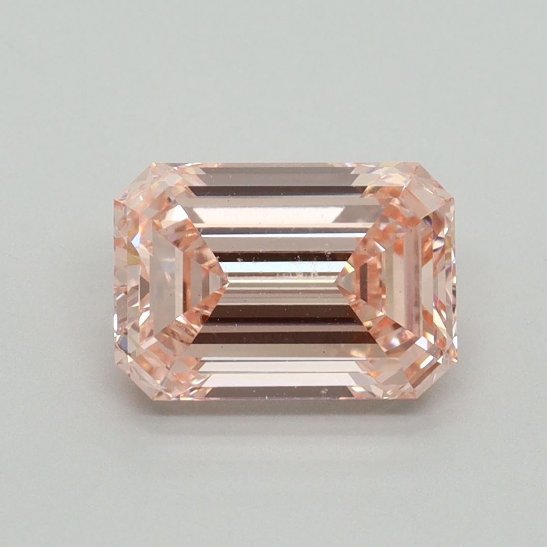 Loose Diamond - EMERALD 2.18ct Fancy Intense Pink VS2: Loose Diamond - EMERALD 2.18ct Fancy Intense Pink VS2 Source: This is a real non-mined Diamond that has been grown in a lab Shape: EMERALD Carats: 2.18 Color: Fancy Intense Pink Certification: IGI Vid