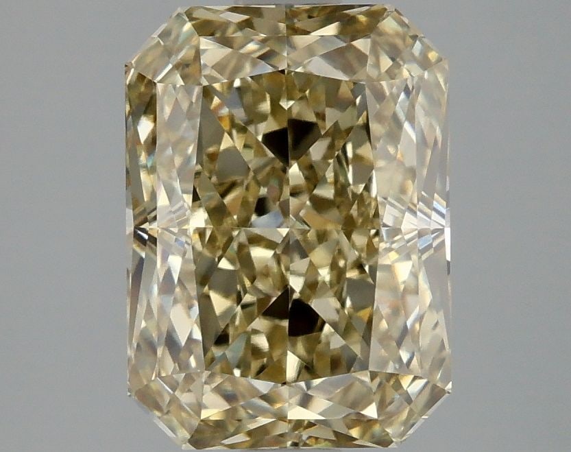 Loose Diamond - RADIANT 3.1ct Fancy Gray Yellow VS1: Loose Diamond - RADIANT 3.1ct Fancy Gray Yellow VS1 Source: This is a real non-mined Diamond that has been grown in a lab Shape: RADIANT Carats: 3.1 Color: Fancy Gray Yellow Certification: IGI Video: