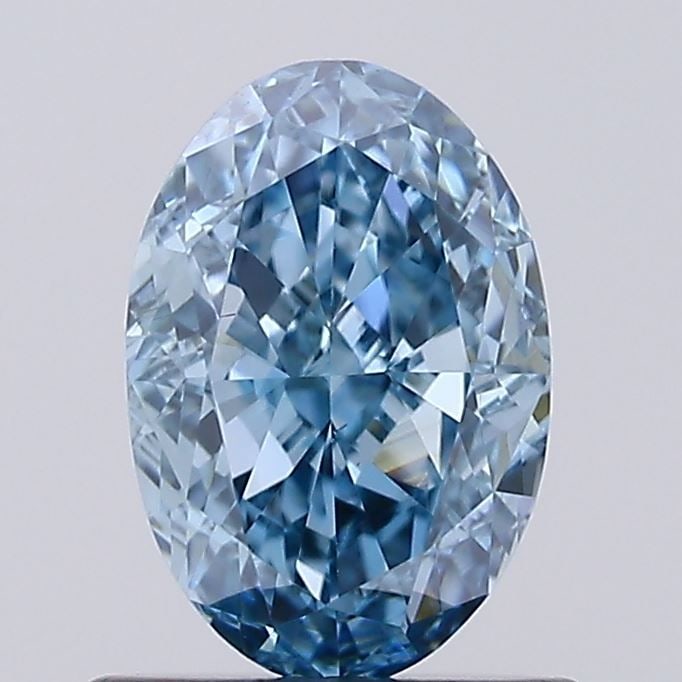 Loose Diamond - OVAL 1.1ct Fancy Vivid Blue VS2: Loose Diamond - OVAL 1.1ct Fancy Vivid Blue VS2 Source: This is a real non-mined Diamond that has been grown in a lab Shape: OVAL Carats: 1.1 Color: Fancy Vivid Blue Certification: IGI Video: