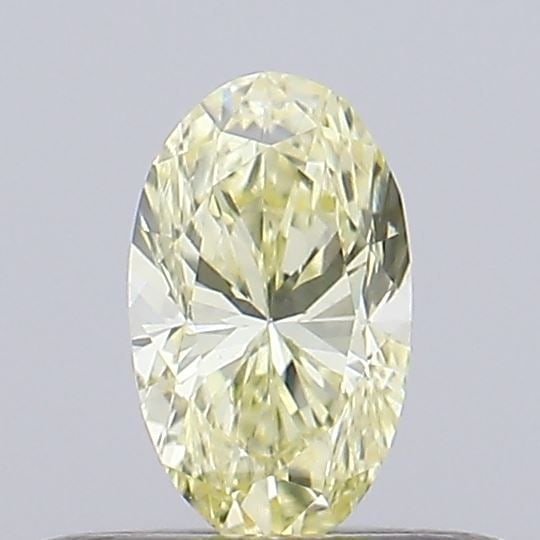 Loose Diamond - OVAL 0.25ct Fancy Light Yellow VVS2: Loose Diamond - OVAL 0.25ct Fancy Light Yellow VVS2 Source: This is a real non-mined Diamond that has been grown in a lab Shape: OVAL Carats: 0.25 Color: Fancy Light Yellow Certification: IGI Video: