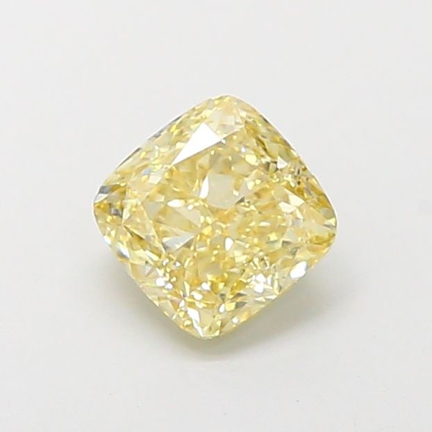 Loose Diamond - CUSHION MODIFIED 1.56ct Fancy Yellow VS1: Loose Diamond - CUSHION MODIFIED 1.56ct Fancy Yellow VS1 Source: This is a real non-mined Diamond that has been grown in a lab Shape: CUSHION MODIFIED Carats: 1.56 Color: Fancy Yellow Certification: I