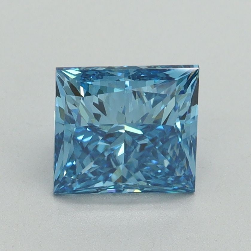 Loose Diamond - PRINCESS 1.5ct Fancy Vivid Blue VS1: Loose Diamond - PRINCESS 1.5ct Fancy Vivid Blue VS1 Source: This is a real non-mined Diamond that has been grown in a lab Shape: PRINCESS Carats: 1.5 Color: Fancy Vivid Blue Certification: IGI Video: