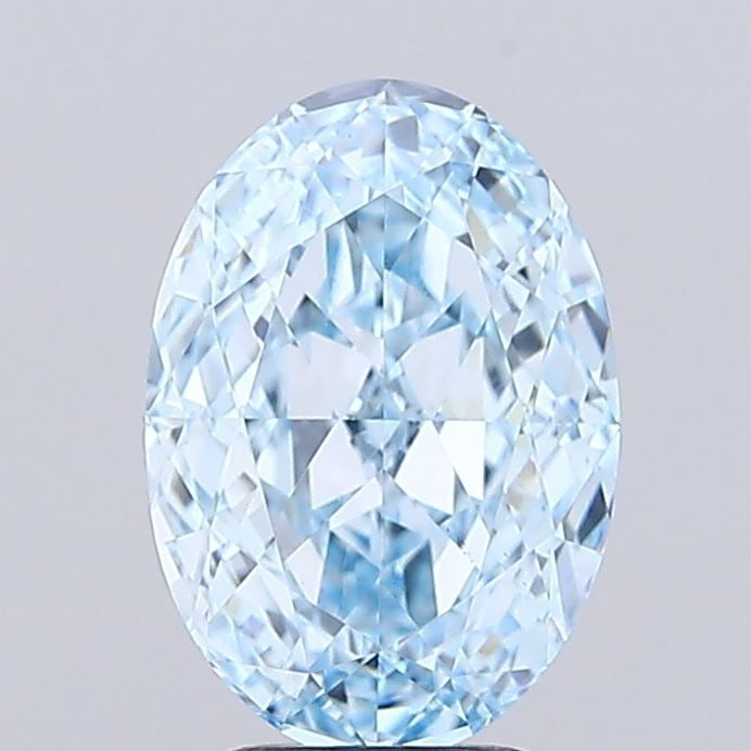 Loose Diamond - OVAL 3.1ct Fancy Vivid Blue VS1: Loose Diamond - OVAL 3.1ct Fancy Vivid Blue VS1 Source: This is a real non-mined Diamond that has been grown in a lab Shape: OVAL Carats: 3.1 Color: Fancy Vivid Blue Certification: IGI Video: