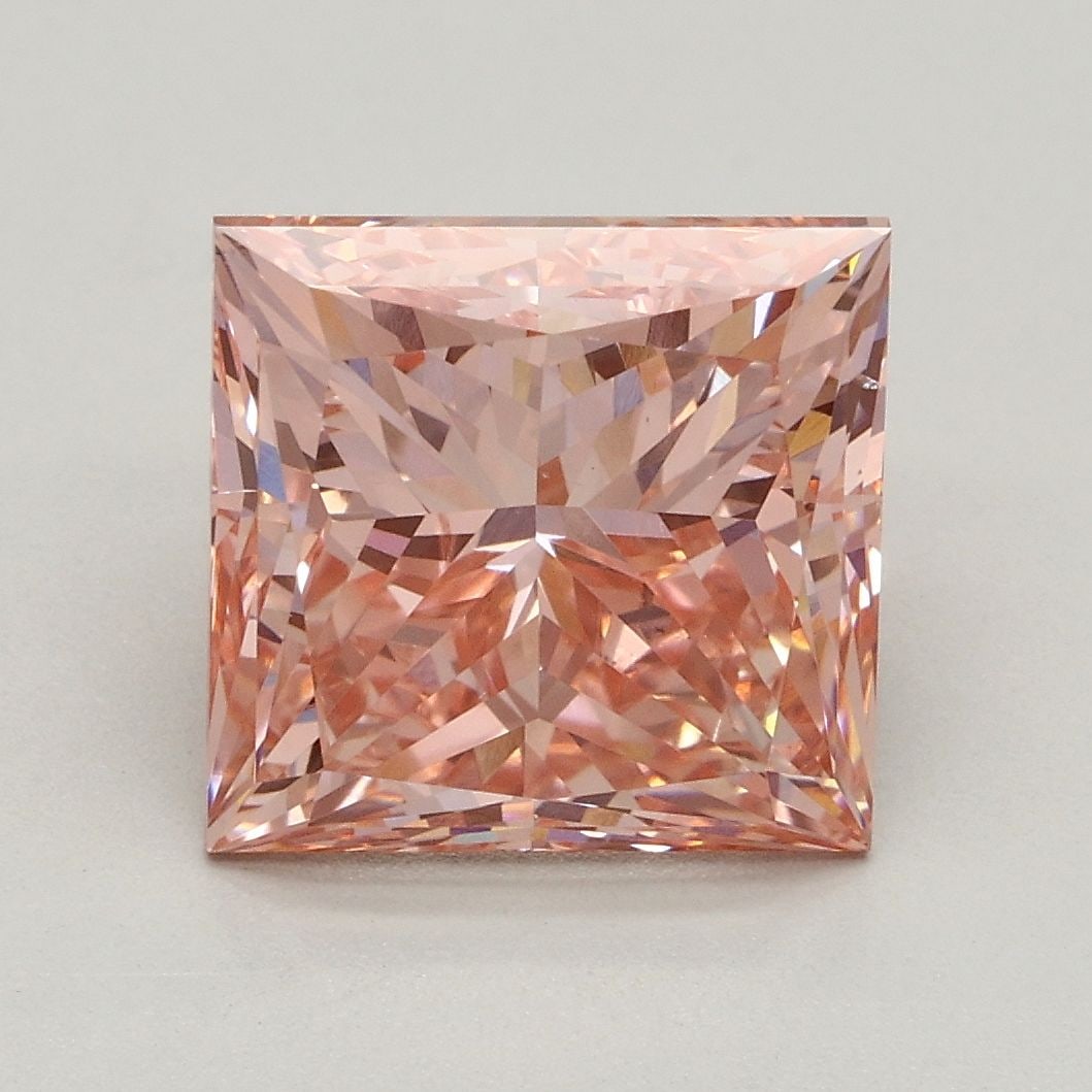 Loose Diamond - PRINCESS 3.06ct Fancy Intense Pink VS2: Loose Diamond - PRINCESS 3.06ct Fancy Intense Pink VS2 Source: This is a real non-mined Diamond that has been grown in a lab Shape: PRINCESS Carats: 3.06 Color: Fancy Intense Pink Certification: IGI V