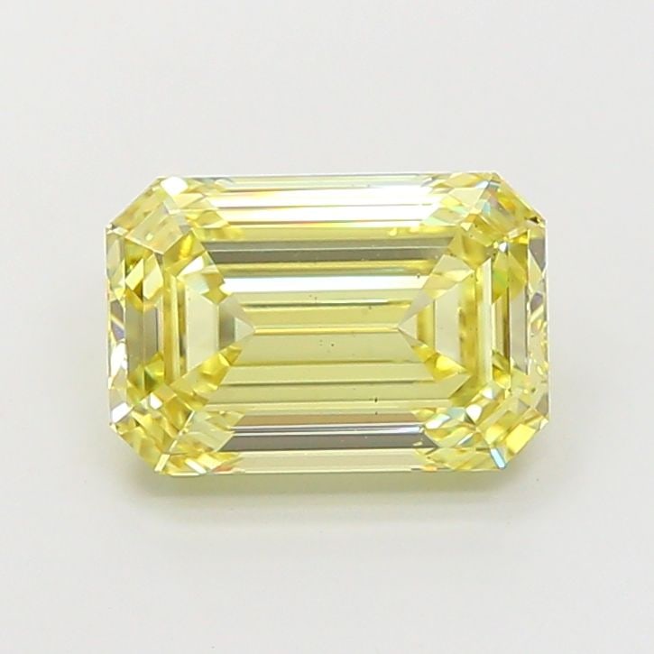 Loose Diamond - EMERALD 4.58ct Fancy Yellow VS2: Loose Diamond - EMERALD 4.58ct Fancy Yellow VS2 Source: This is a real non-mined Diamond that has been grown in a lab Shape: EMERALD Carats: 4.58 Color: Fancy Yellow Certification: IGI Video:
