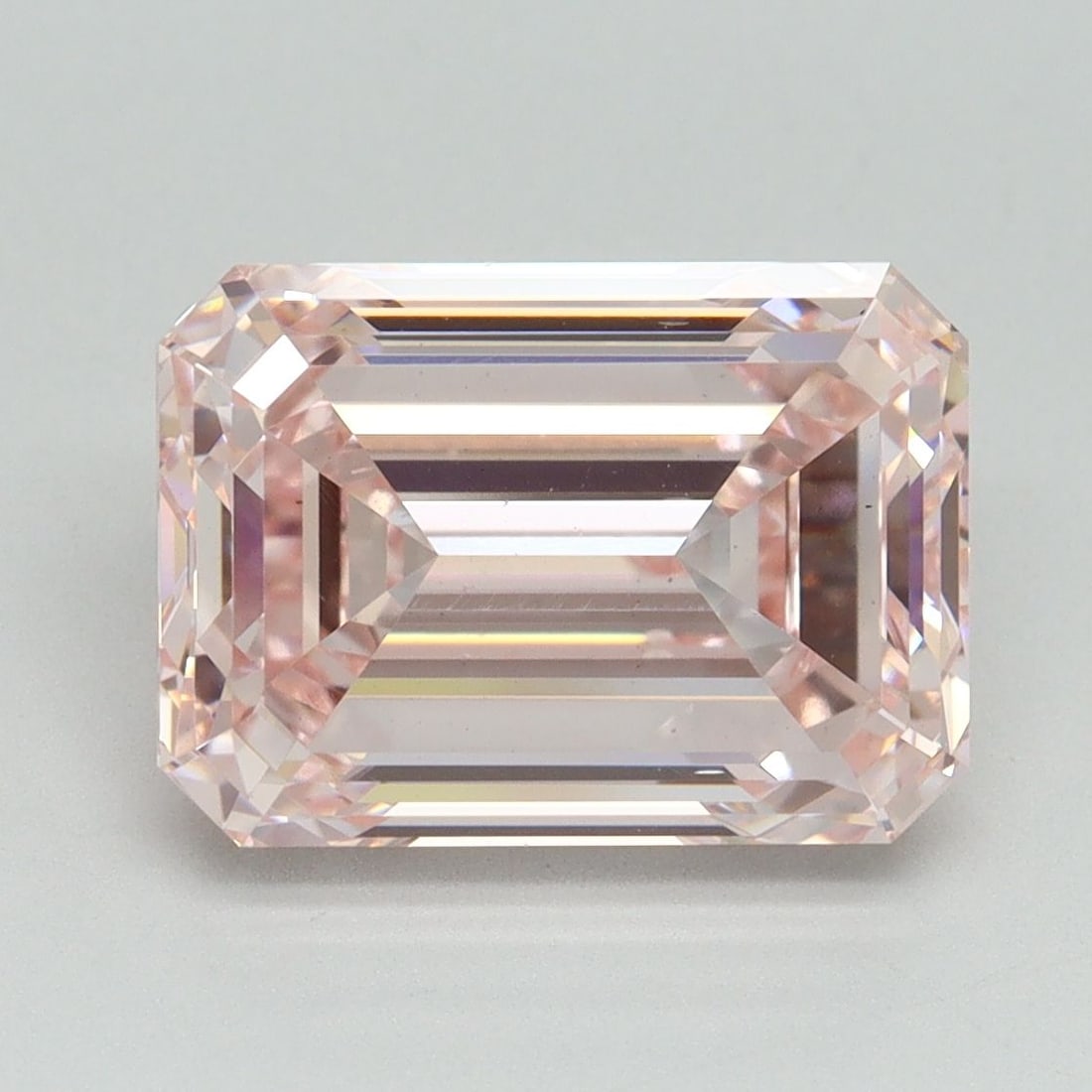 Loose Diamond - EMERALD 5.03ct Fancy Intense Pink VS2: Loose Diamond - EMERALD 5.03ct Fancy Intense Pink VS2 Source: This is a real non-mined Diamond that has been grown in a lab Shape: EMERALD Carats: 5.03 Color: Fancy Intense Pink Certification: IGI Vid